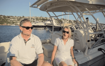 Barb & Karl on their Grady-White and Short Marine experience