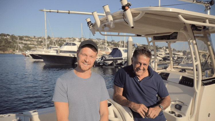 Steve & Son and their Grady-White 257 Fisherman
