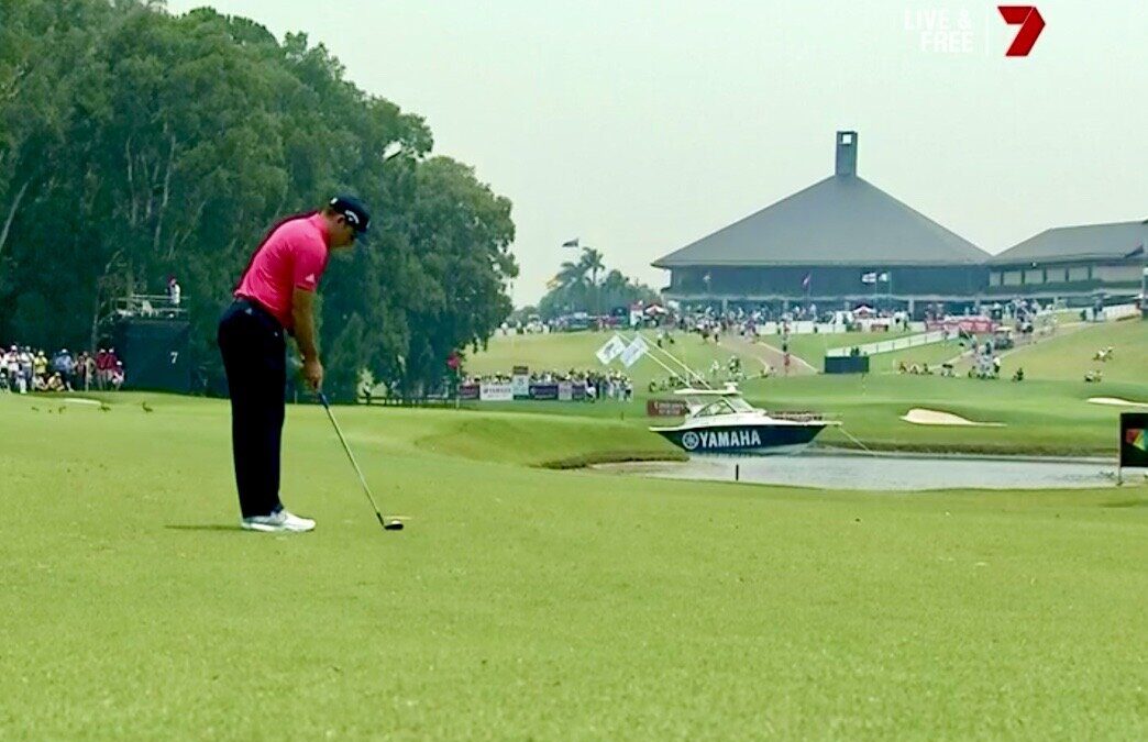 Grady at the Golf